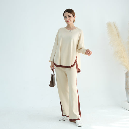 Women's Fashion Personality Knitted Loose Suit