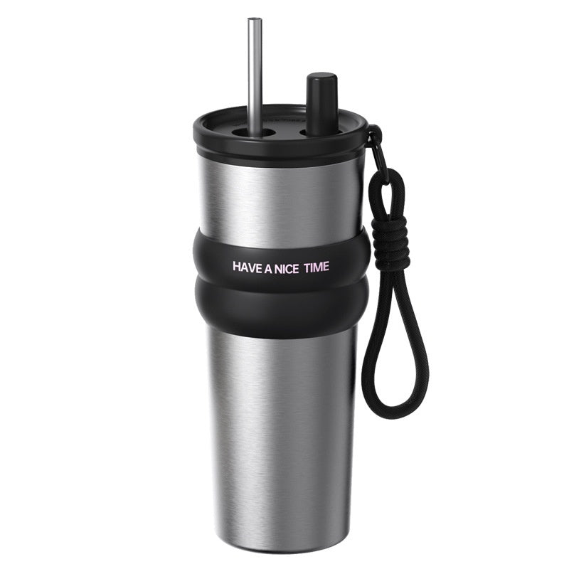 Stainless Steel Ceramic Cup Portable Convenient