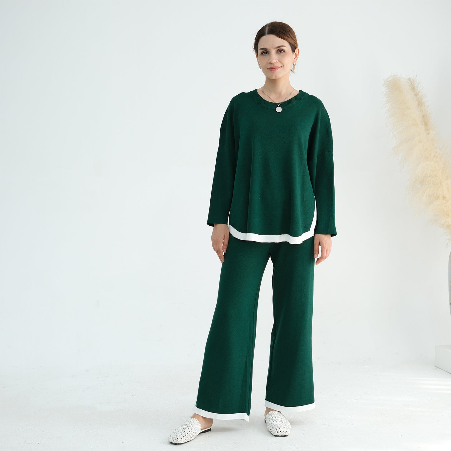 Women's Fashion Personality Knitted Loose Suit